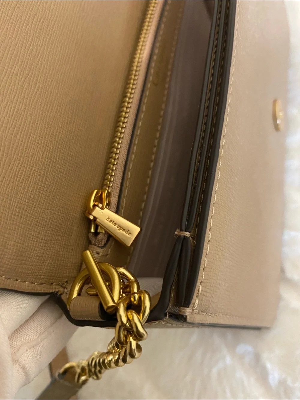 Kate Spade New York Morgan Colorblock Flap Chain Wallet
